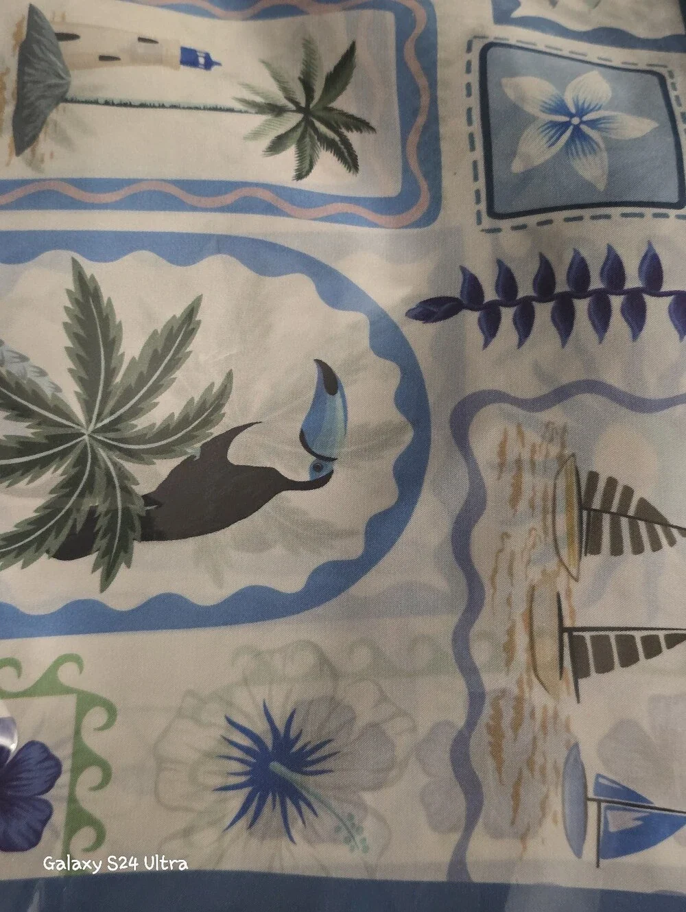 Tropical Beach Theme Scarf NEW